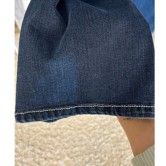 Wallflower Juniors Size 13 Luscious Curvy Fit 5 Pocket Bootcut Jeans #0230 - Picture 9 of 10